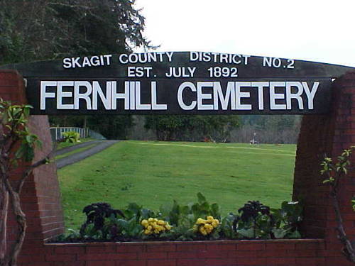 Fern Hill Cemetery in Anacortes