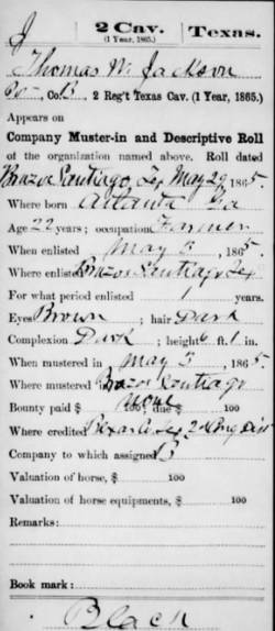 Joseph aka Thomas Jackson
