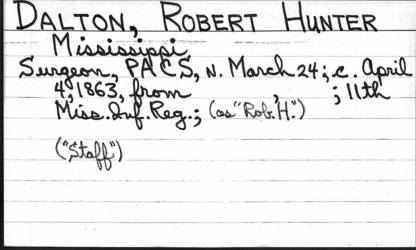 Dr. Robert Dalton