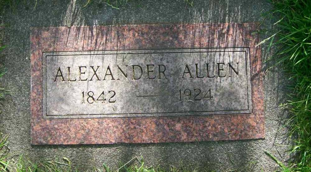 Alexander Allen - Civil War Veterans Buried In Washington State